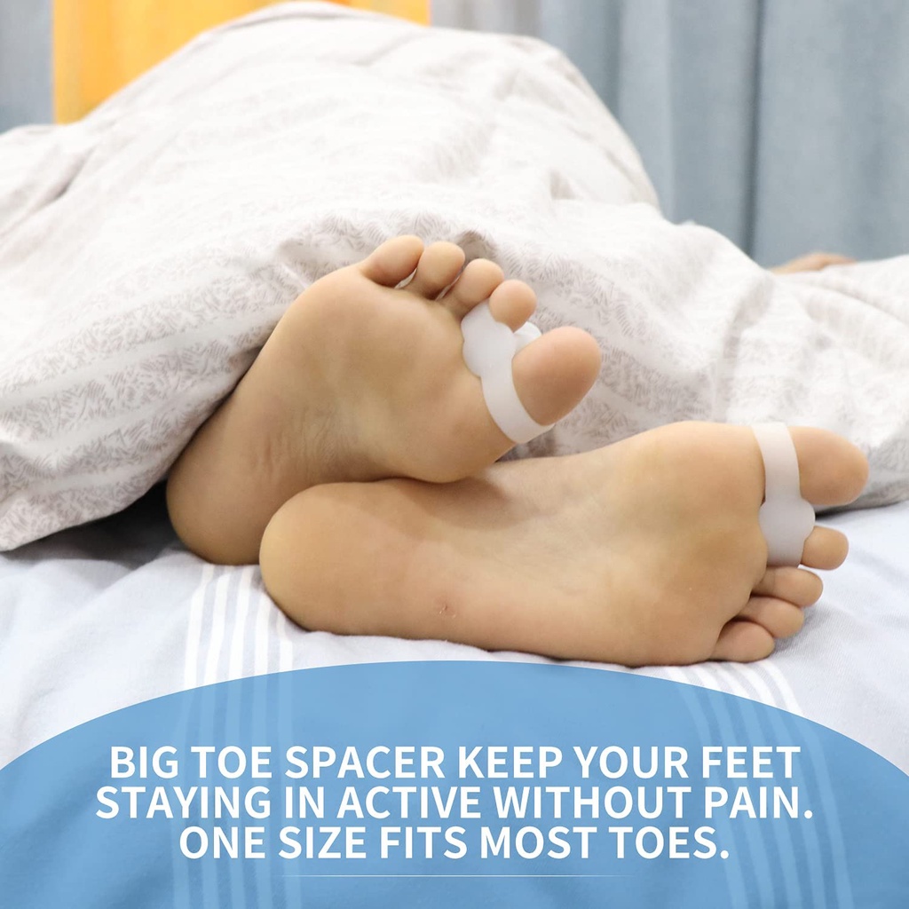 Đệm Silicone Tách Ngón Chân Cái Giảm Đau Hiệu Quả