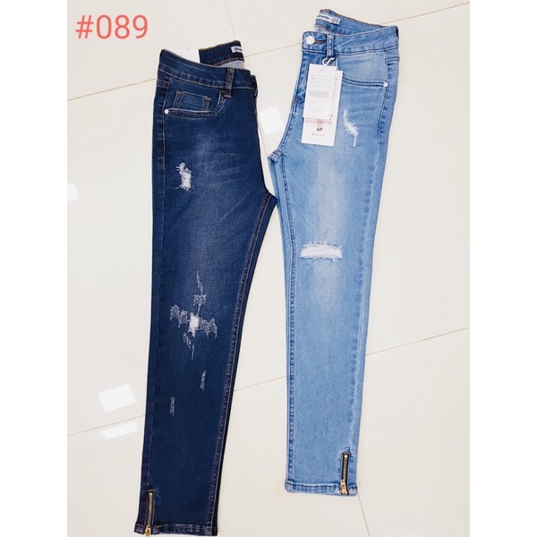 Quần Jeans nữ skinny dây kéo lai, sản phẩm đang hót nhất thị trường