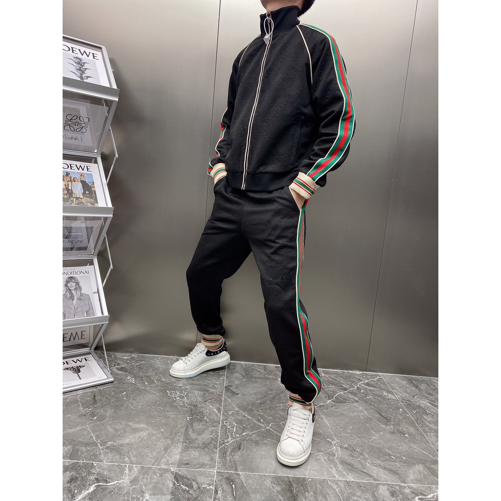 Bộ đồ thời trang cao cấp GUCCI GG GC phong cách thể thao, năng động mang đến sự thoải mái