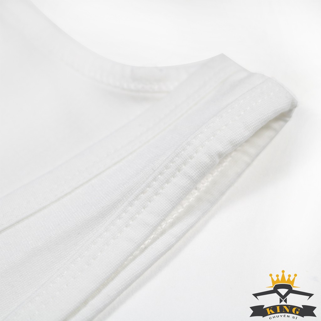 Áo ba lỗ nam cổ vuông KING 3 lỗ sát nách ôm body chất thun cotton co giãn tốt thấm hút mồ hôi giá rẻ U07