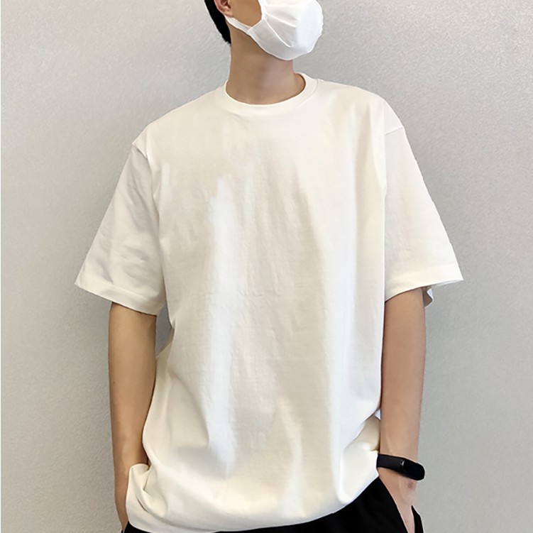 Áo Phông Trơn Tay Lỡ form rộng OVERSIZE vải thun co giãn Nam Nữ Unisex - thoáng mát, không nhăn, hàng chính hãng 💥 GIDI | BigBuy360 - bigbuy360.vn