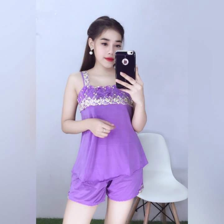 ĐỒ BỘ THUN LẠNH 3 SIZE 45-65KG HAI DÂY THỜI TRANG