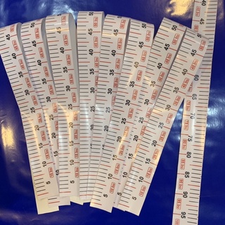 Thước decal dán hồ - tank đo size cá chất liệu chịu nước