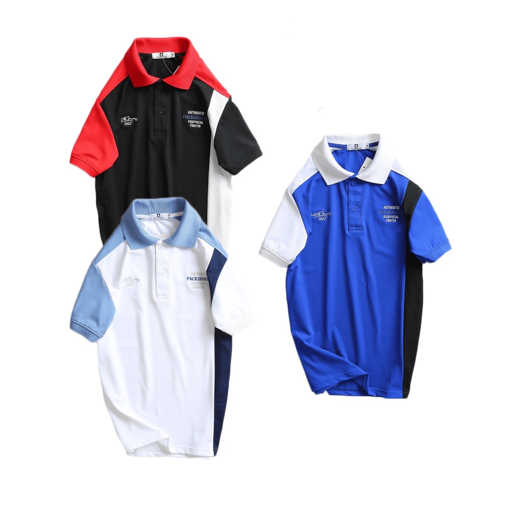 Áo phông nam có cổ cao cấp phối màu cực đẹp form rộng Pegasus JUD062AV - áo polo nam ngắn tay JULIDO
