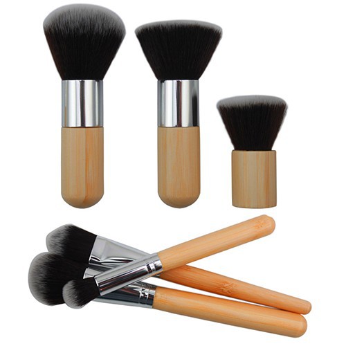 Bộ 11 cọ trang điểm bằng gỗ chuyên nghiệp | BigBuy360 - bigbuy360.vn