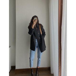 [ảnh thật] Áo jacket nâu tây freesize