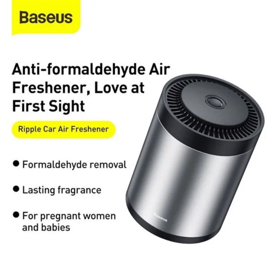 Bộ nước hoa khô khử mùi, lọc không khí dùng cho xe hơi Baseus Ripple Car Cup Holder Air Freshene LV853