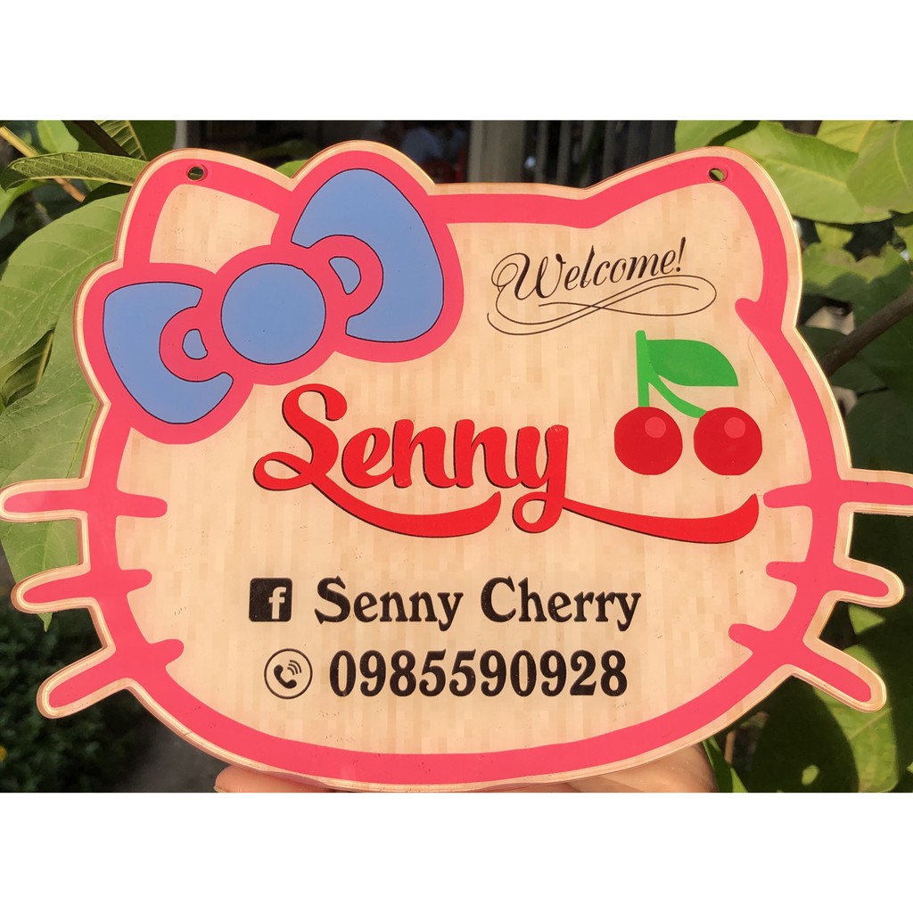 Bảng hiệu trang trí shop - Chất liệu mica - Thiết kế theo yêu cầu