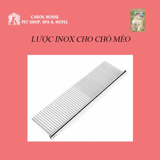 LƯỢC INOX CHẢI LÔNG CHO THÚ CƯNG