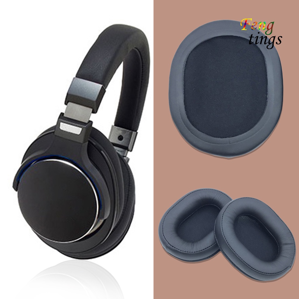 1 cặp đệm da giả chống ồn thay thế cho tai nghe chơi game ATH-MSR7 MSR7B MSR7BT MSR7NCS MR7SE