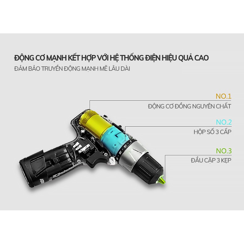 Máy khoan pin vặn vít 12v Devon 5262