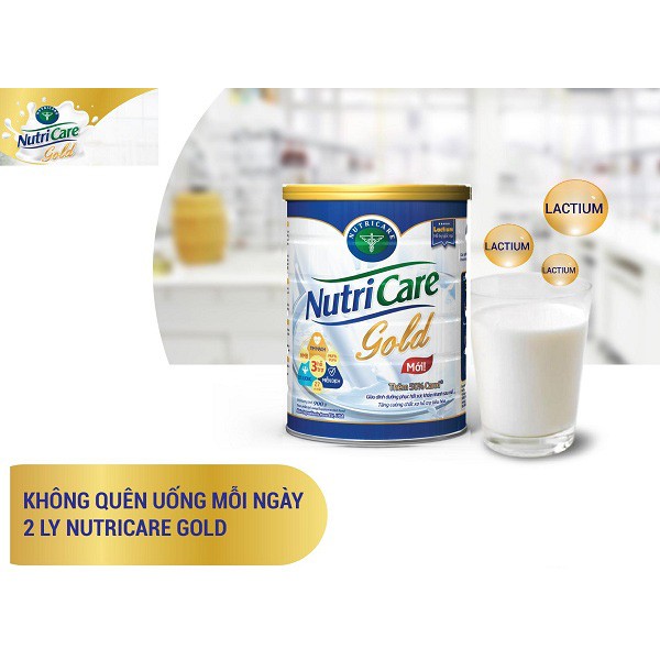 Sữa Nutricare Gold - Dinh dưỡng cho bệnh nhân sau phẫu thuật 400g
