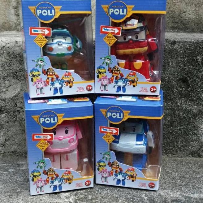 Robocar Poli Mô Hình Đồ Chơi Robot Biến Hình Thành 1 Bộ 4 Nhân Vật Trong Phim Hoạt Hình Robocar Poli