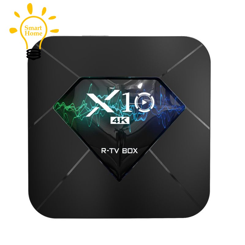○◊R-Tv X10 Set Top Box S905W Quad Core 7.1 Network Player-Eu Plug
