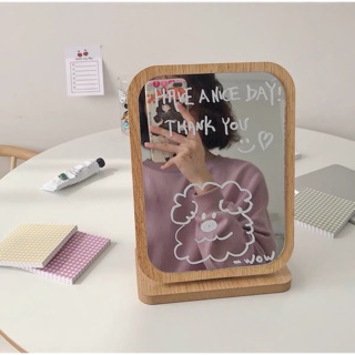 Gương gỗ để bàn Hàn Quốc