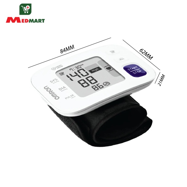 Máy Đo Huyết Áp Cổ Tay OMRON HEM-6181 [Chính Hãng Nhật Bản], Bảo Hành 5 Năm - Medmart