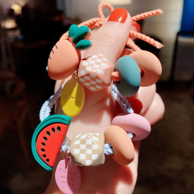 Dây buộc tóc kiểu trái cây dễ thương dành cho nữ