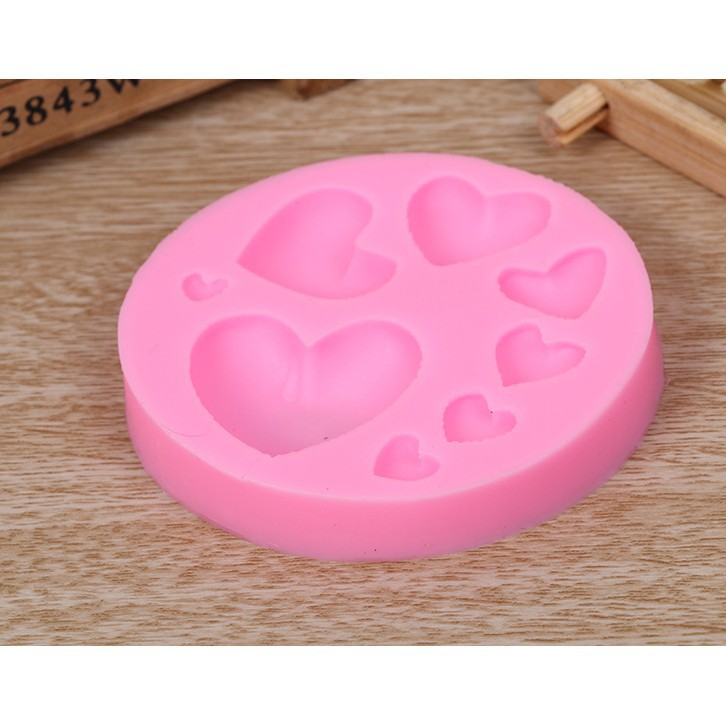 Khuôn silicon 3D 8 tim