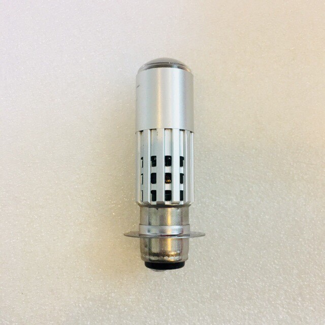 Bóng Led Pha cho Dream, Wave đầu Bi Cos Vàng Pha Trắng chân M5