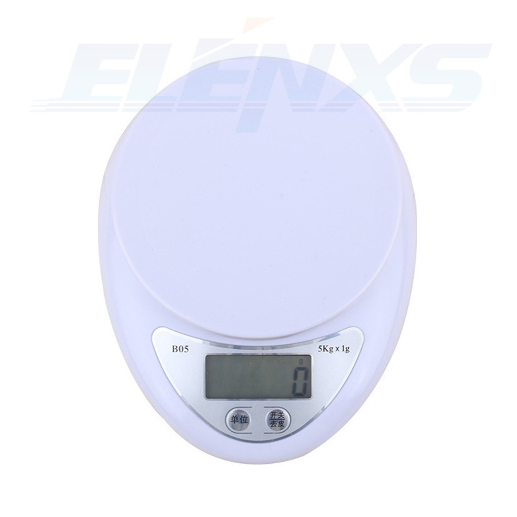 Cân điện tử 5kg/1g tiện dụng cho nhà bếp