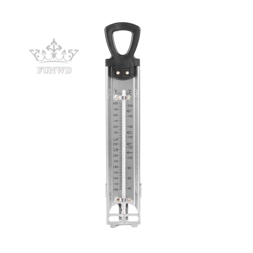 【FUNWD】Thermometer Thermometer Transparent PVC Shell Candy Home Cooking Hanging