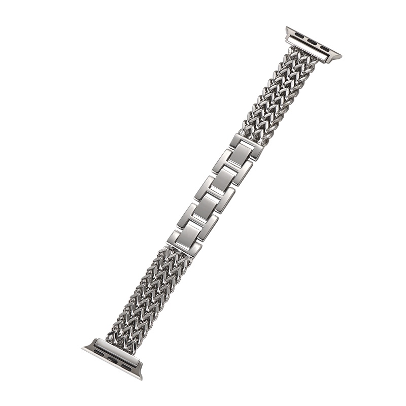 Dây Đeo Đồng Hồ Bằng Kim Loại Mỏng Cho iwatch serise 7 6 5 4 3 2 SE 41mm 45mm 44mm 40mm 42mm 38mm