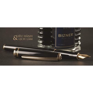 BÚT MÁY KÝ CAO CẤP BIZNER BIZ-FT02 NGÒI MẠ VÀNG 18K (Hộp 1 Cây) - BÚT MÁY NGÒI TRƠN