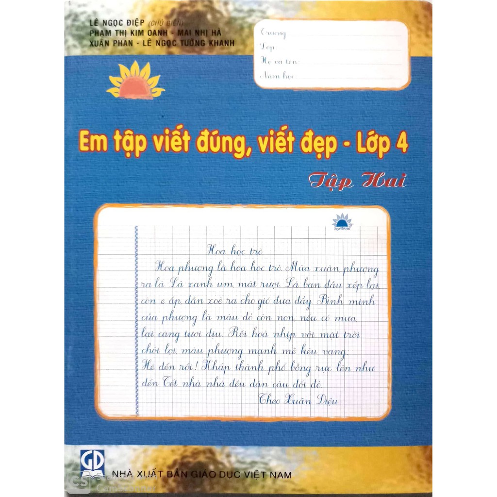 Sách - Em Tập Viết Đúng, Viết Đẹp Lớp 4 - Tập 2