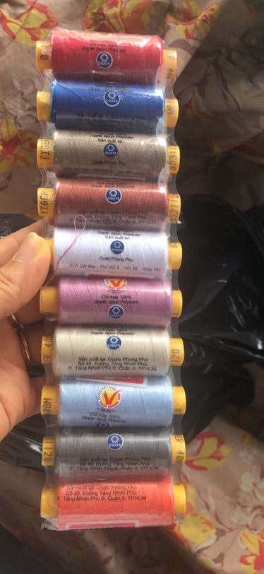 Bộ Chỉ may 10 cuộn