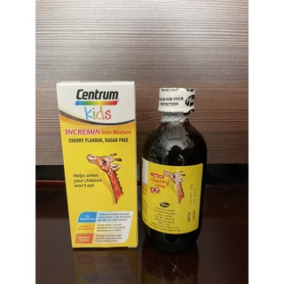 Siro cho trẻ biếng ăn centrum kids incremin iron mixture úc 200ml