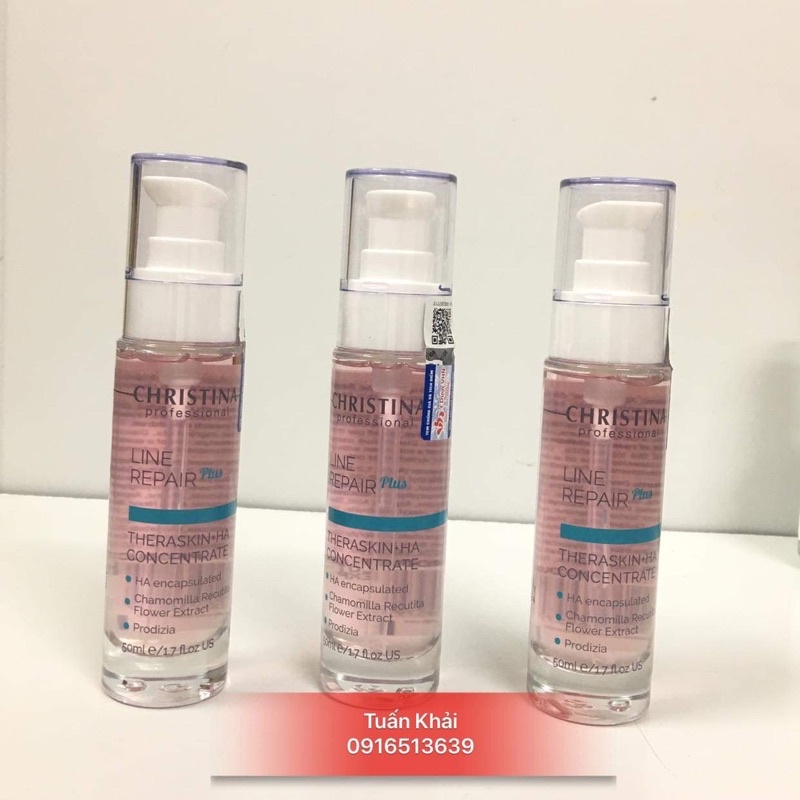 Tinh chất cấm ẩm, trẻ hoá CHRISTINA LINE REPAIR - THERASKIN+HA CONCENTRATE