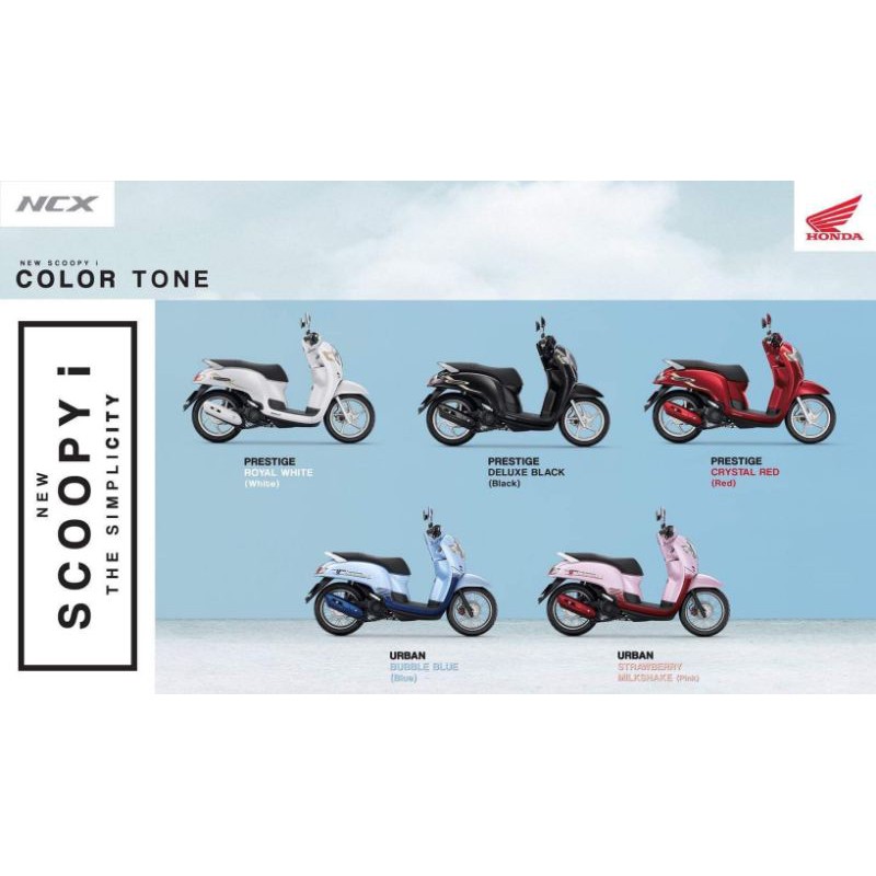 Tem Thông số Honda Scoopy Thailand