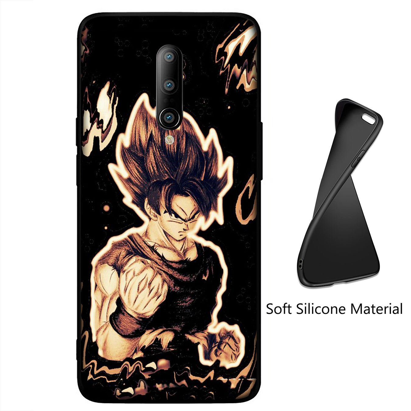 Ốp Điện Thoại Silicon Mềm Hình Dragon Ball Goku Z Cho Oppo Realme C17 C15 C12 X3 Xt X2 X7 7 Narzo 30a 20 Pro Realme7 Realmec12