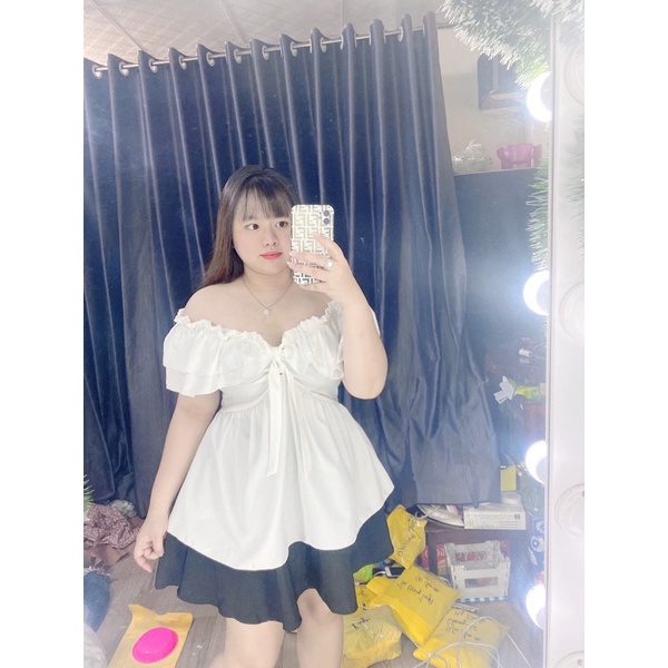 Áo trễ vai thắt dây