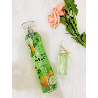 Xịt thơm bath&bodyworks cucumber melon - body mist store