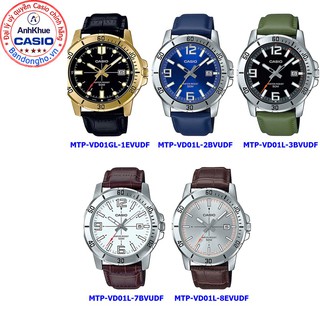Đồng hồ nam Casio MTP-VD01 ❤️ ⌚𝐂𝐀𝐒𝐈𝐎 ❤️ MTP-VD01L MTP-VD01GL đồng hồ nam chính hãng Anh Khuê MTP-VD01L dây da