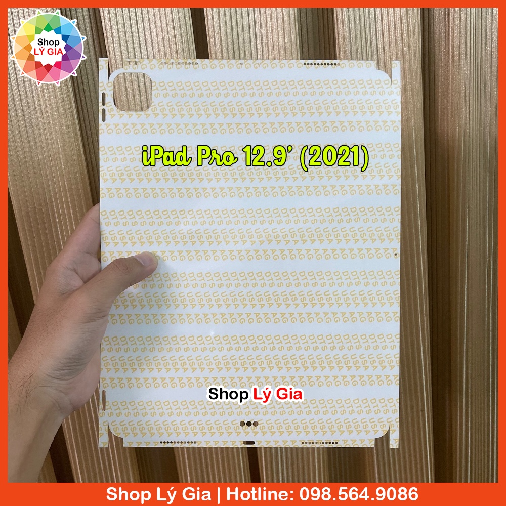 Miếng dán nhám PPF mặt lưng full viền cho iPad Pro 11'/Air 4/Air5/Mini 6/iPad 7/8/9