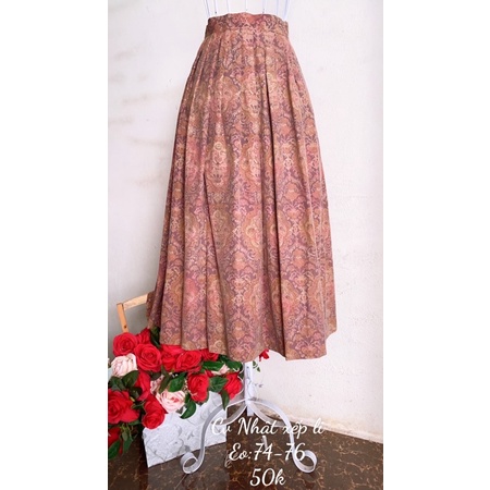 Chân váy dài vintage