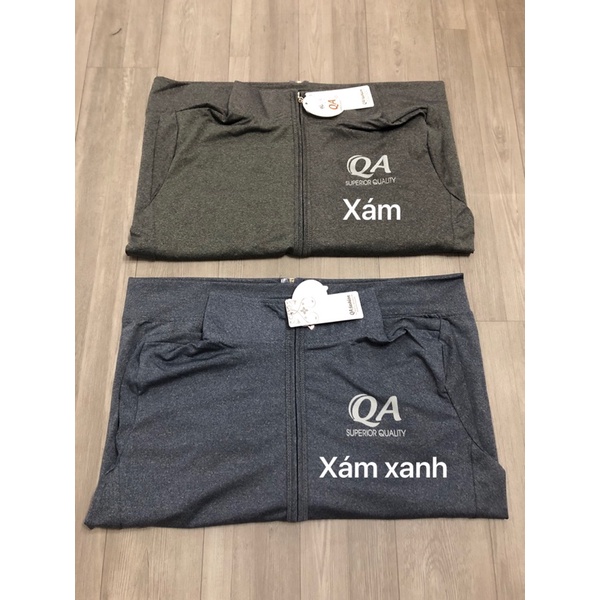 ÁO KHOÁC THUN ĐỐM KHÔNG NÓN