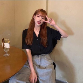 Áo sơ mi cổ vest hàn quốc