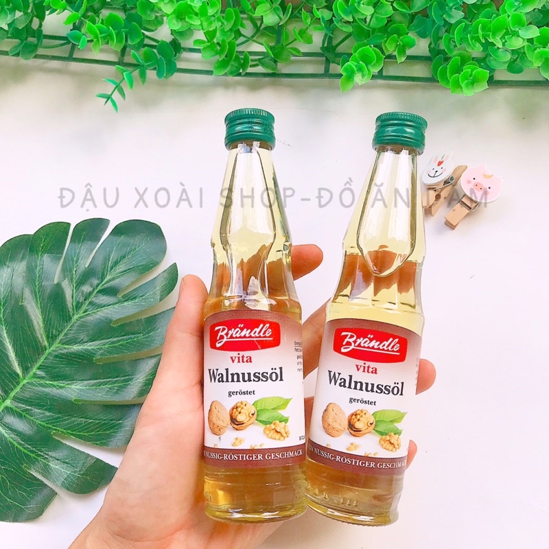 Dầu óc chó Đức- Ăn ặm cho bé 100 ml (HSD: 1/2023)