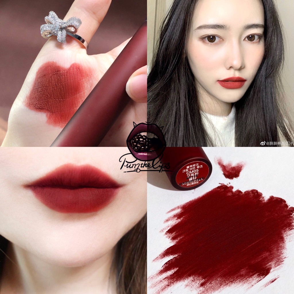 Son kem Black Rouge Cream Matt Tarrot CM05