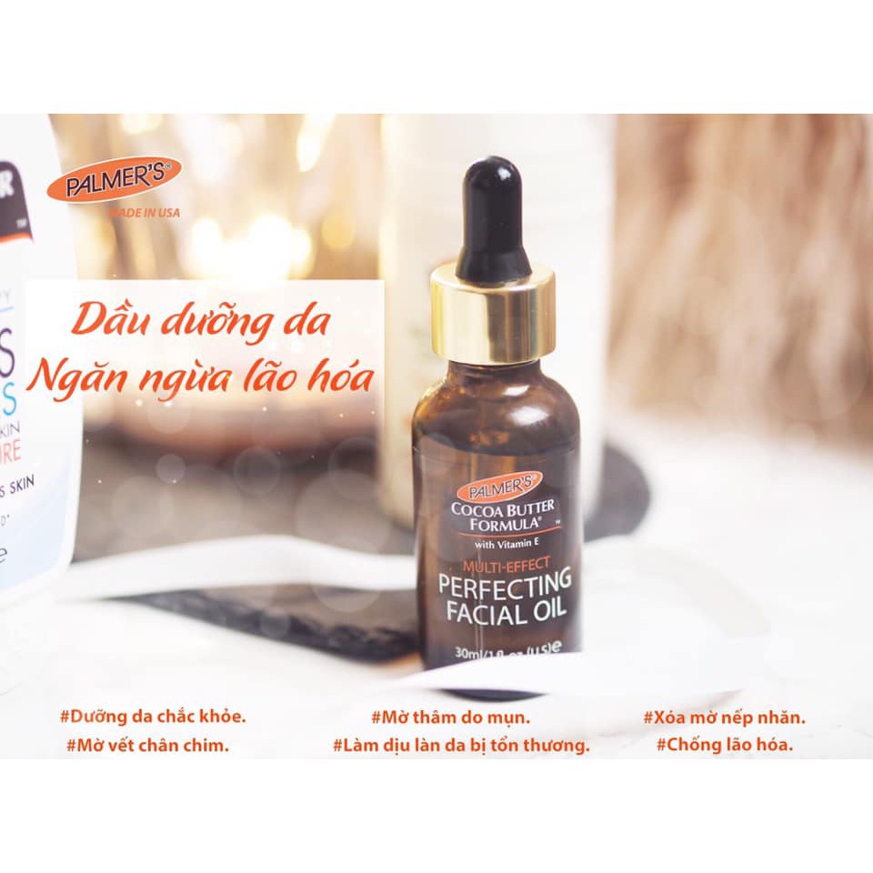 Dầu dưỡng da, chống lão hóa Palmer's Cocoa Butter Formula Multi (30ml)