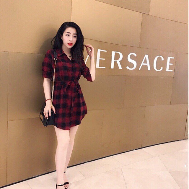 Sơmi váy thô