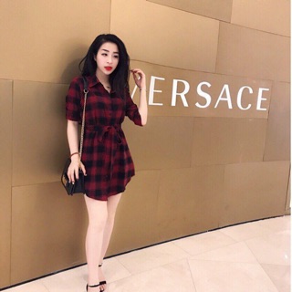 Sơmi váy thô
