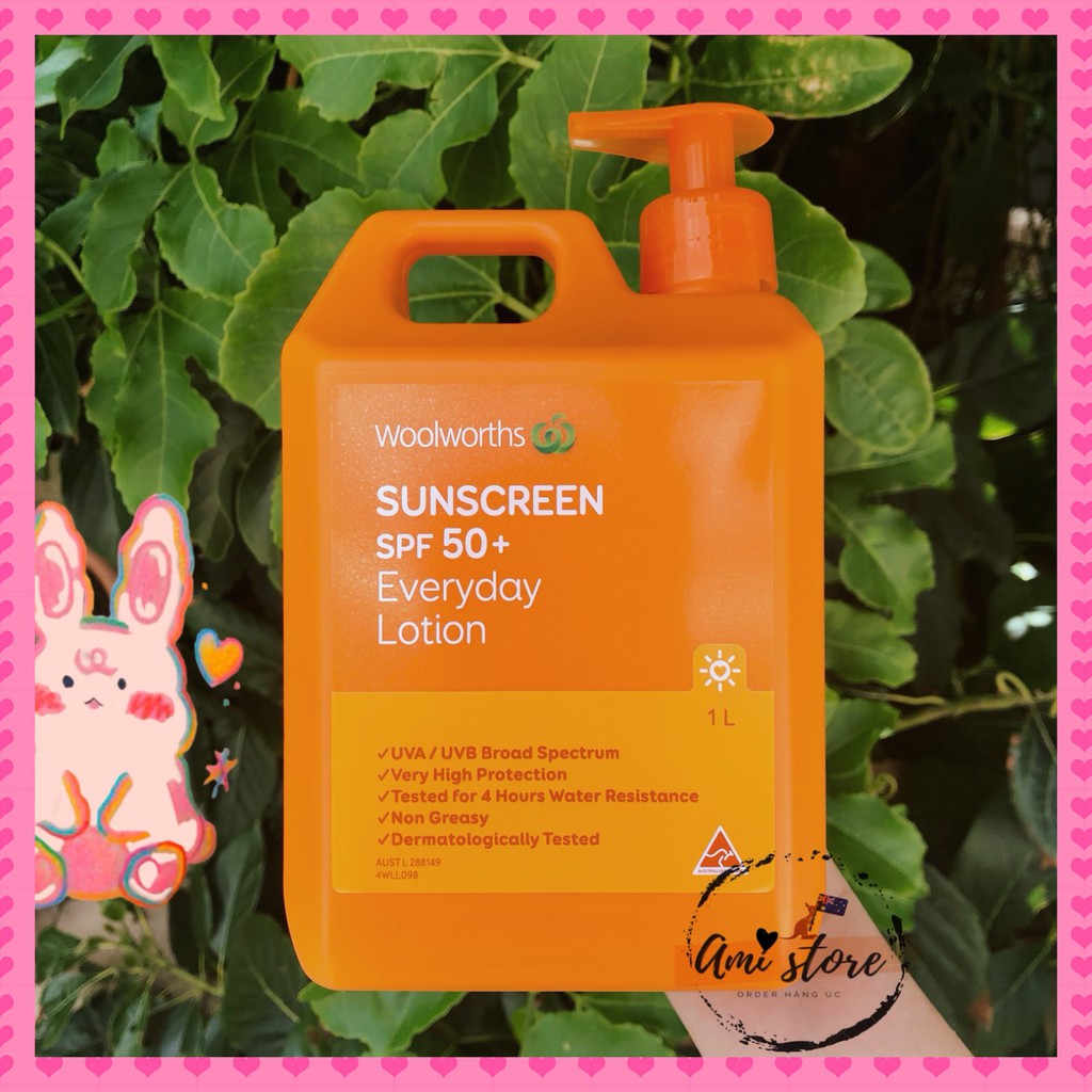 [ hàng xịn ] Kem chống nắng Woolworths Everyday Sunscreen SPF 50+