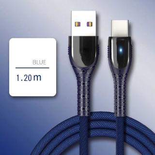 Dây Cáp Sạc Dữ Liệu Nhanh 1.2m 5a Cho Iphone Type-C Micro Usb Android