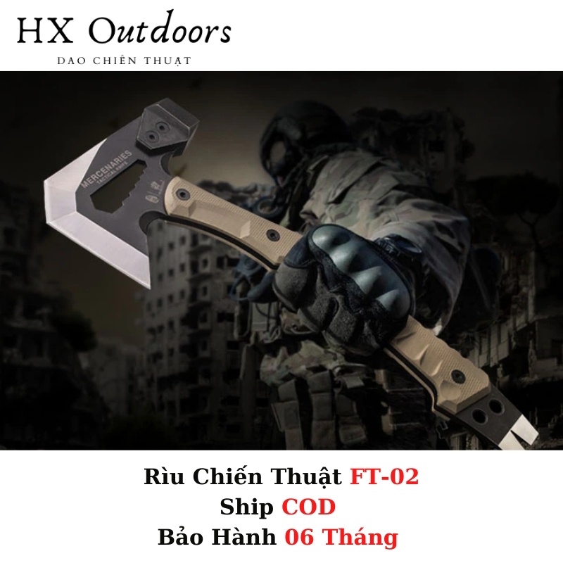 HX OUTDOORS FT-02  dụng cụ Chiến thuật sinh tồn đi rừng đi phượt dã ngoại  sinh tồn