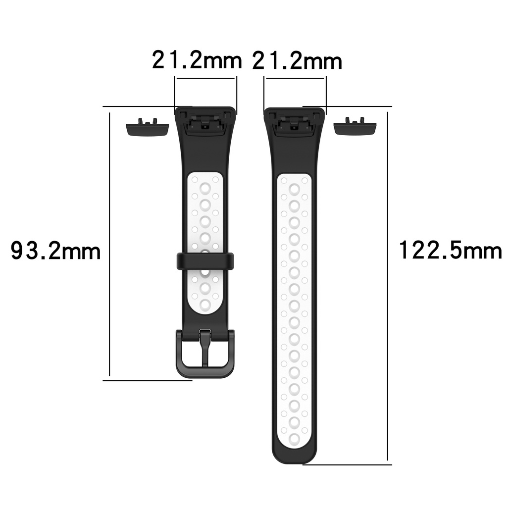 Dây đeo silicon JANSIN thay thế thích hợp cho đồng hồ thông minh Huawei Band 6