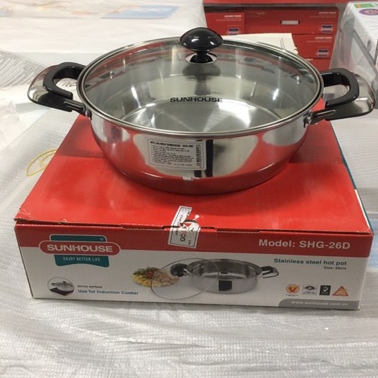 NỒI LẨU INOX SUNHOUSE SHG26D